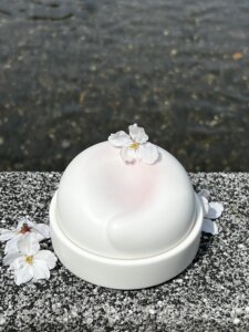 Ceramic Pet Urn - Cherry Blossoms