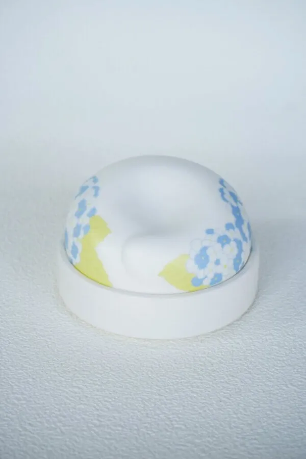 Ceramic Pet Urn – Hydrangea in Blue